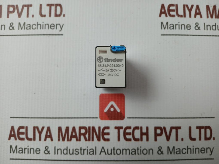 Lot Of 2X 55.34.9.024.00.40 Control Relay 24V Dc Finder