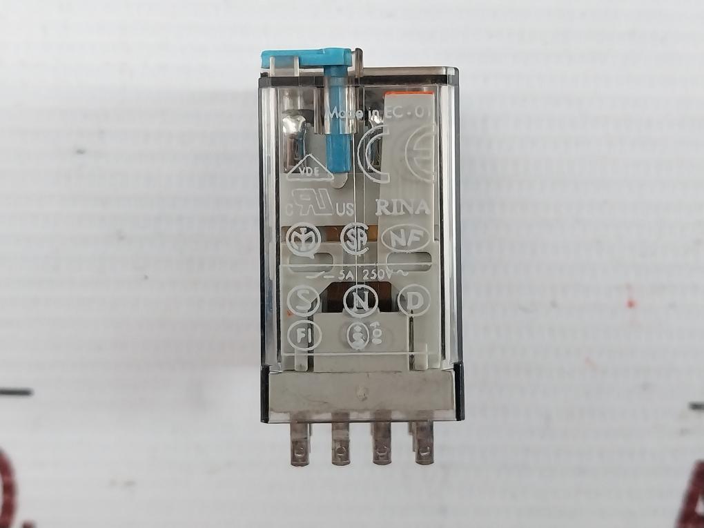 Lot Of 2X 55.34.9.024.0040 Plug In Power Relay Brand Finder 7A-250V 12A/10A 300Vac