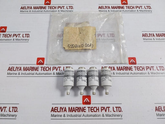 Lot Of 2X 5Sd8010 Ceramic Bottle Fuse 600V Siemens