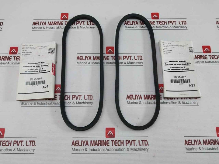 Lot Of 2X 6A139 Classical V-belt For Cage Fan Dayton