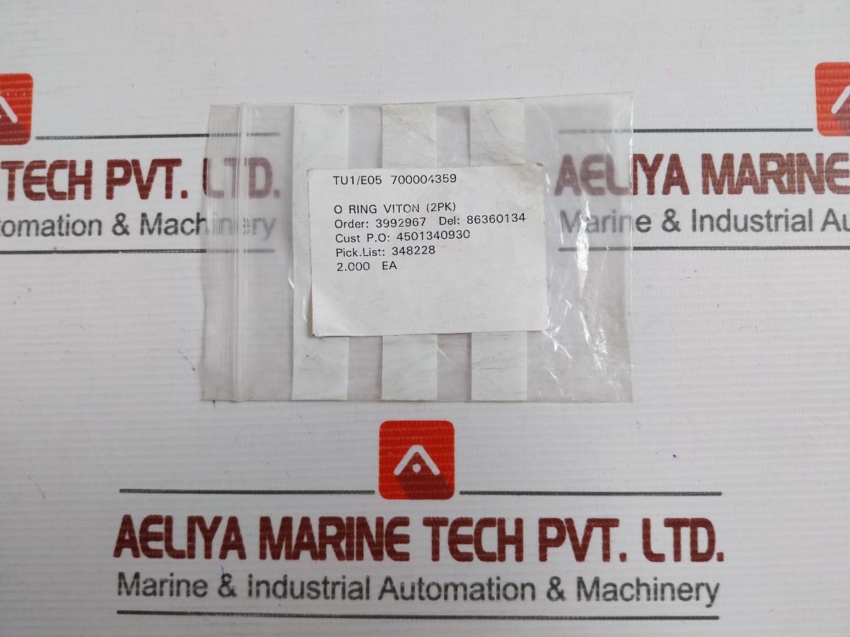 Lot Of 2X 700004359 Waters O-ring Seal Kit (2 Packet = 4 Pcs)