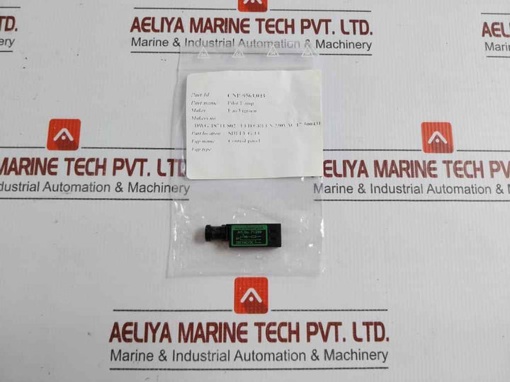 Lot Of 2X 71289 Pilot Lamp Green 220Vac/Dc Murrelektronik