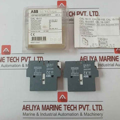 Lot Of 2X Abb Auxiliary Contact Block Cal18-11