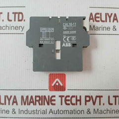 Lot Of 2X Abb Auxiliary Contact Block Cal18-11