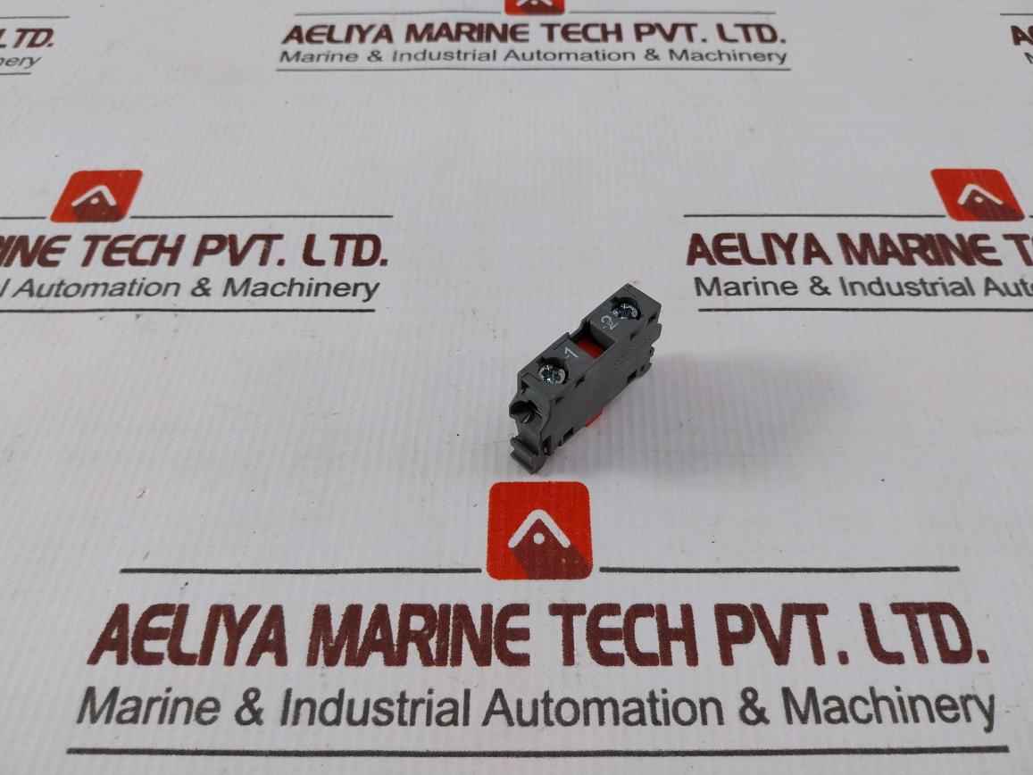 Lot Of 2X Abb Mcb-01 Nc Auxiliary Contact Block 400V 4A