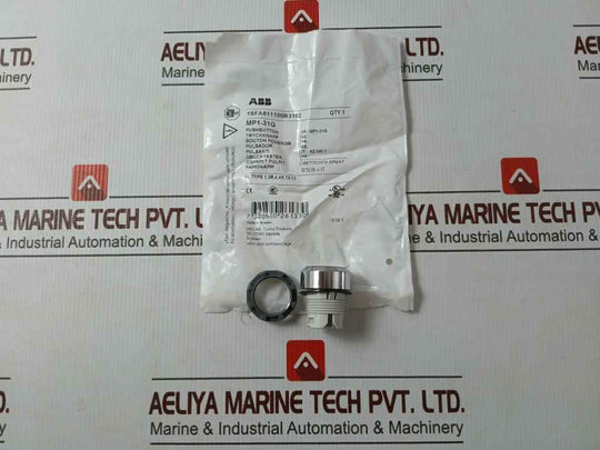 Lot Of 2X Abb Mp1-31G Green Momentary Push Button Head
