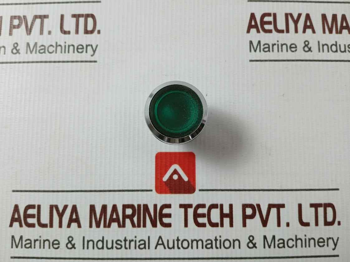 Lot Of 2X Abb Mp1-31G Green Momentary Push Button Head