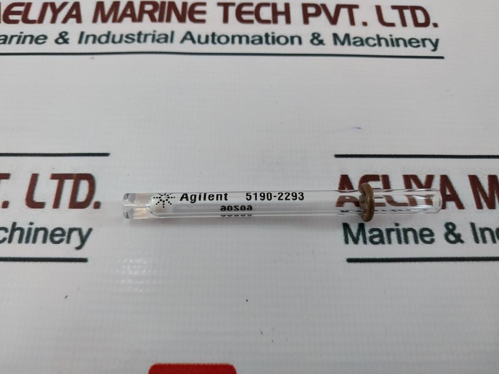 Lot Of 2X Agilent 5190-2293 Ultra Inert Liner Splitless Single Taper Glass Wool