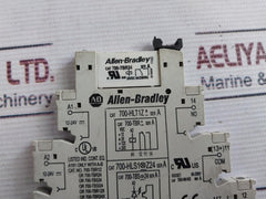 Lot of 2X Allen-Bradley 700-HLS1Z24 Terminal Block Relay Ser A 24VDC