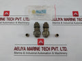 Lot Of 2X Allied Straight Cable Connector Ms 3106F