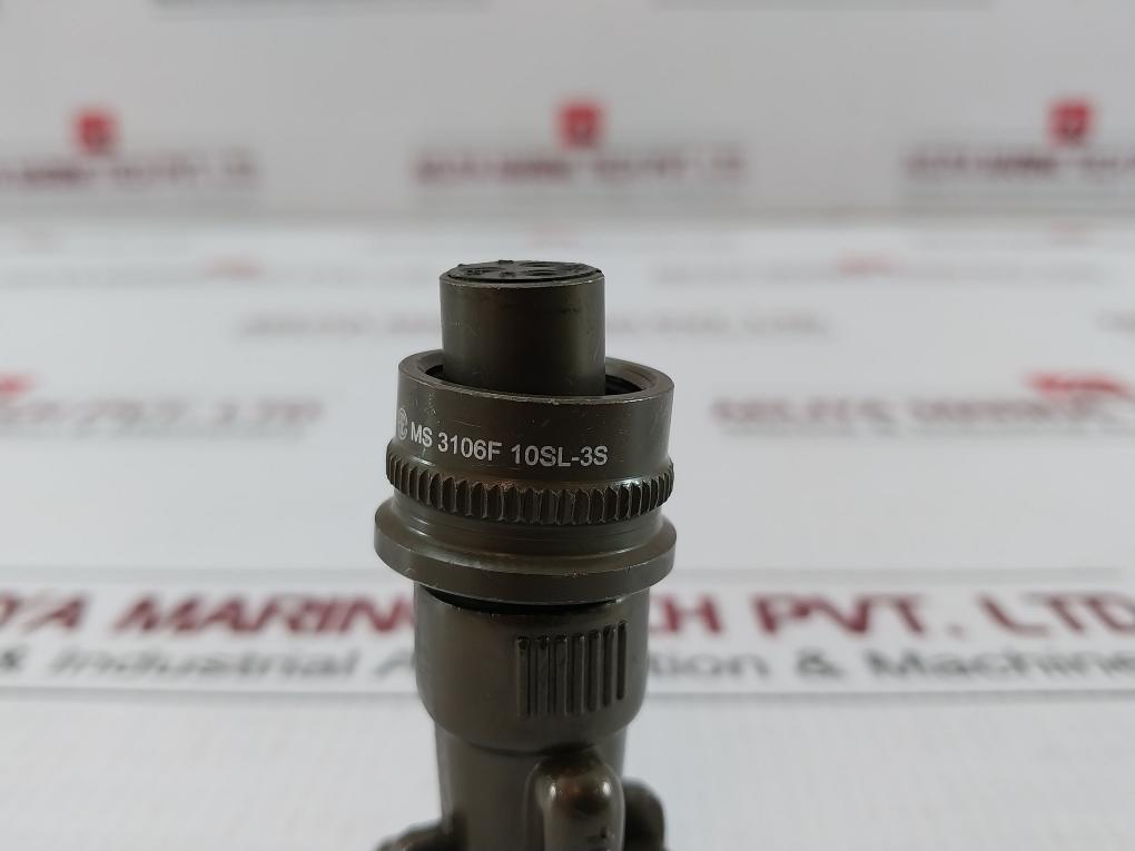 Lot Of 2X Allied Straight Cable Connector Ms 3106F