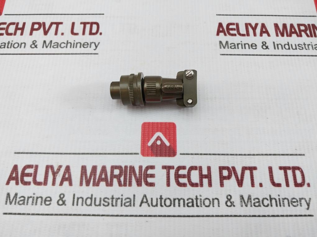 Lot Of 2X Allied Straight Cable Connector Ms 3106F