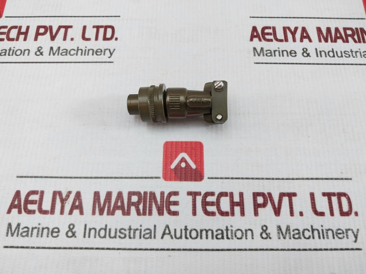 Lot Of 2X Allied Straight Cable Connector Ms 3106F