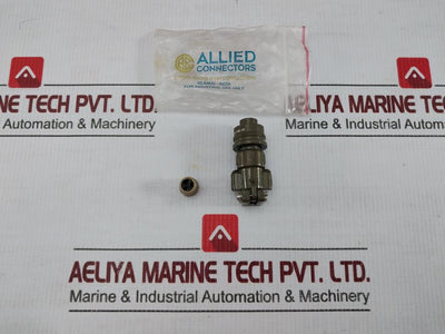 Lot Of 2X Allied Straight Cable Connector Ms 3106F