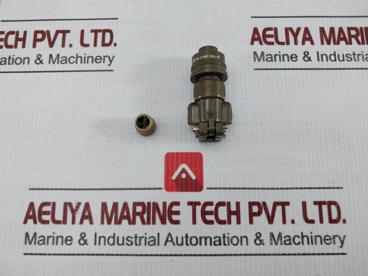 Lot Of 2X Allied Straight Cable Connector Ms 3106F