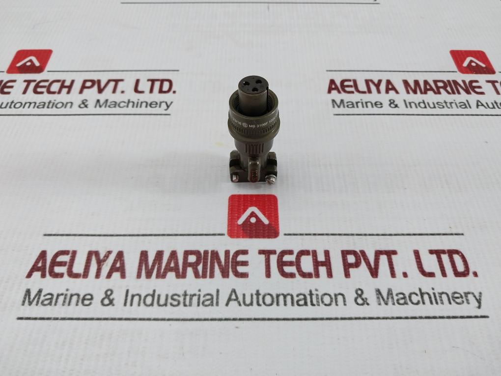 Lot Of 2X Allied Straight Cable Connector Ms 3106F