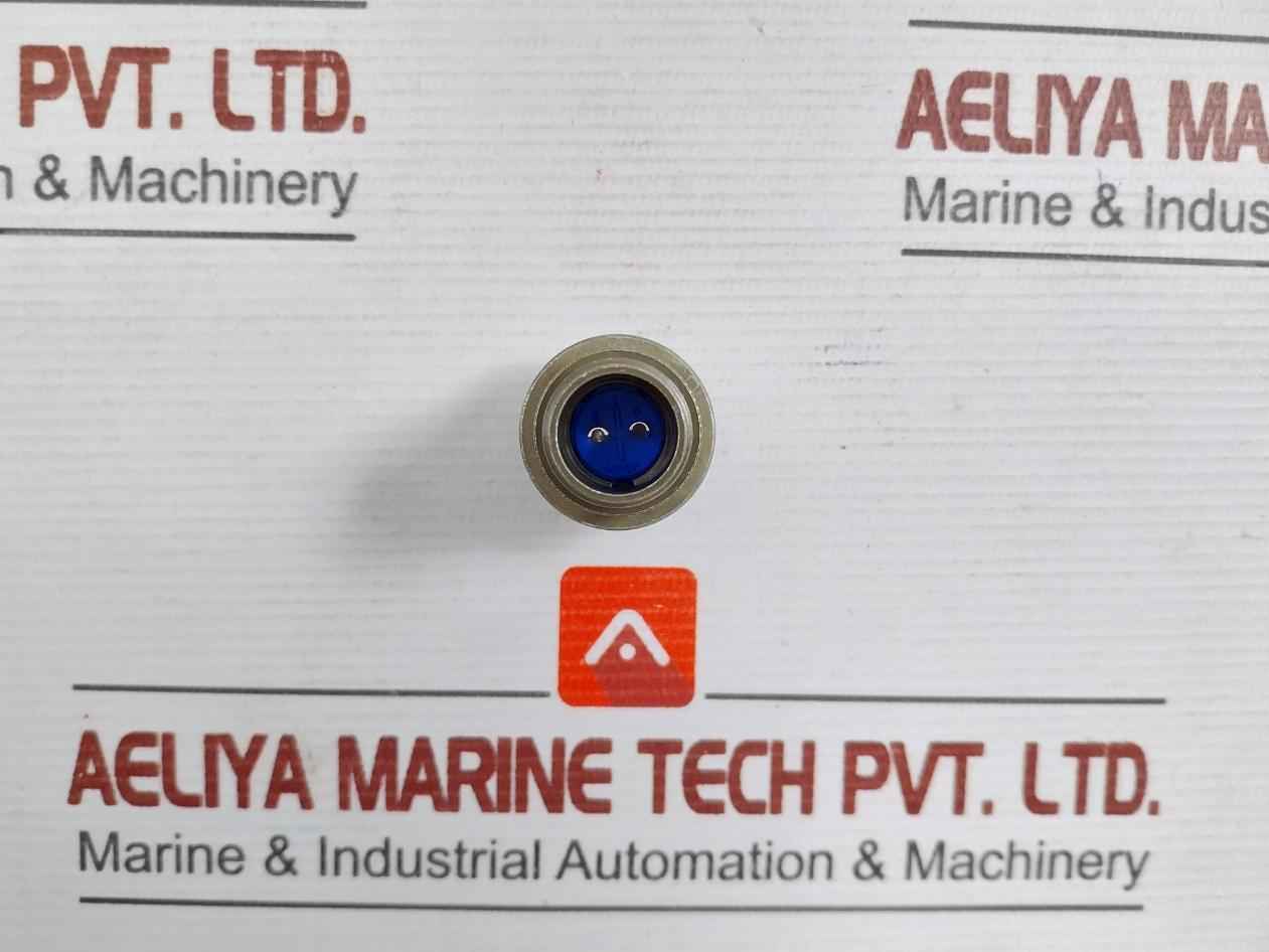 Lot Of 2X Amphenol 14S-9Pf Thermocouple Plug 2 Pin