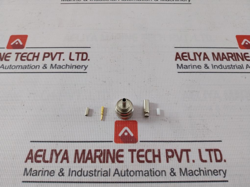 Lot of 2X AMPHENOL 31-2315 TNC Connector Plug Male Pin Crimp REV. D