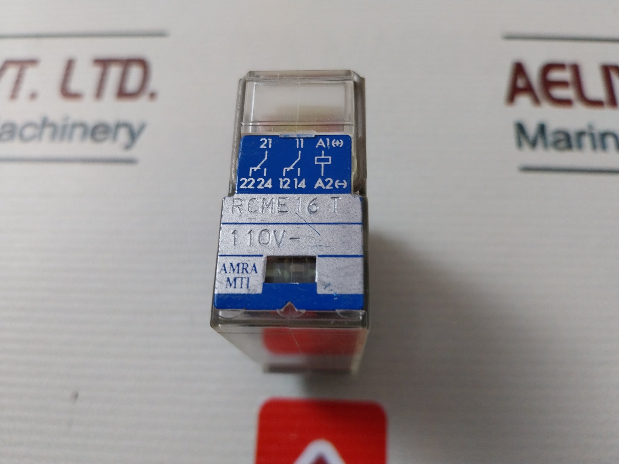 Lot of 2X Amra Mti Rcme16 T Relay 110Vdc