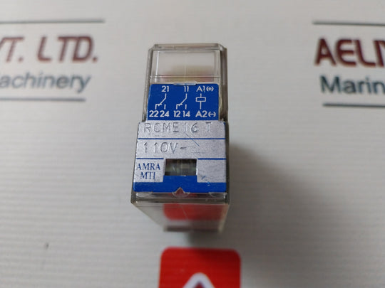 Lot of 2X Amra Mti Rcme16 T Relay 110Vdc