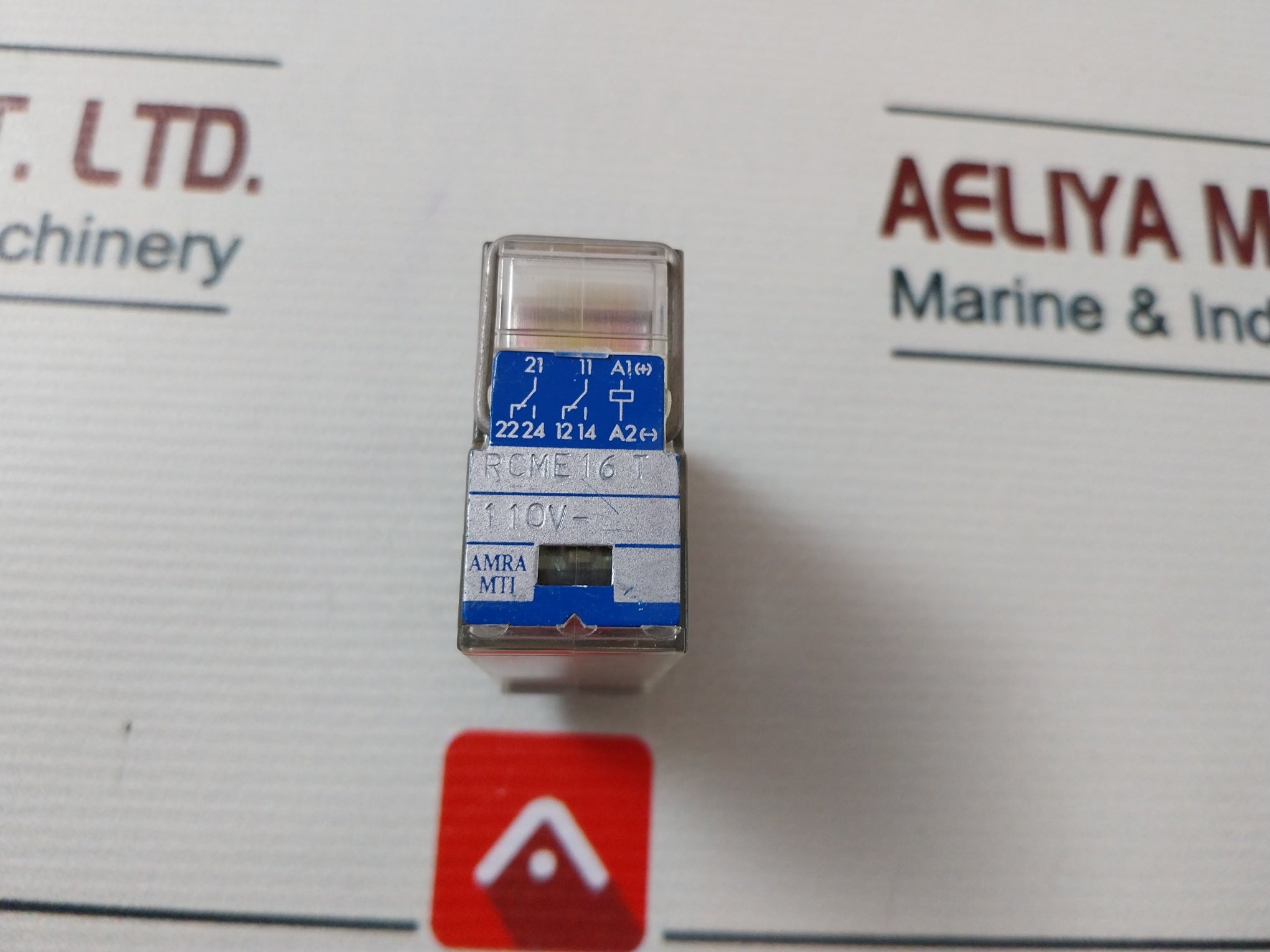 Lot of 2X Amra Mti Rcme16 T Relay 110Vdc