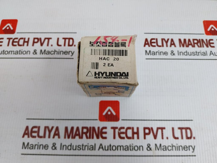 Lot Of 2X Auxiliary Contact Block Hac 20 Hyundai
