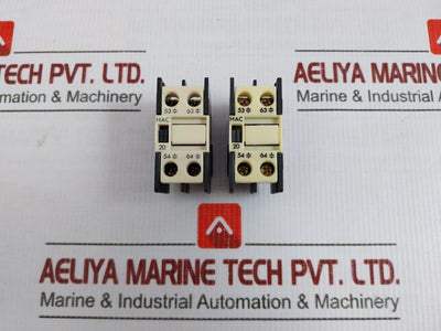 Lot Of 2X Auxiliary Contact Block Hac 20 Hyundai