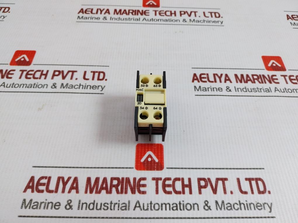 Lot Of 2X Auxiliary Contact Block Hac 20 Hyundai
