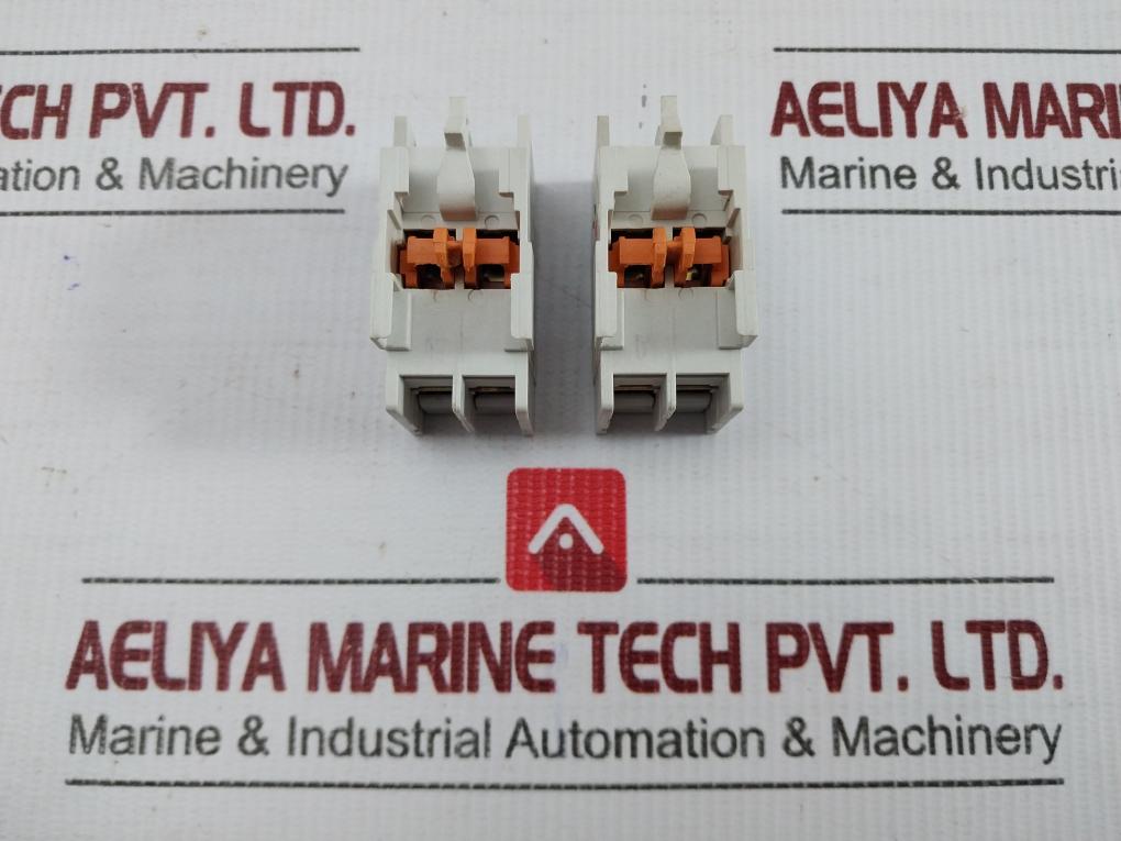 Lot Of 2X Auxiliary Contact Block Hac 20 Hyundai 660V/16A