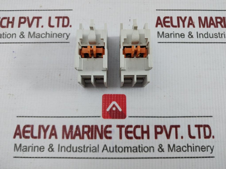 Lot Of 2X Auxiliary Contact Block Hac 20 Hyundai 660V/16A
