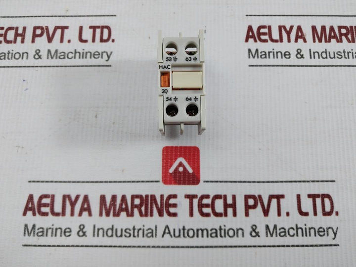 Lot Of 2X Auxiliary Contact Block Hac 20 Hyundai 660V/16A