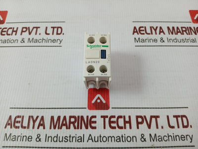 Lot Of 2X Auxiliary Contact Block Ladn20 Schneider Electric 690V 10A