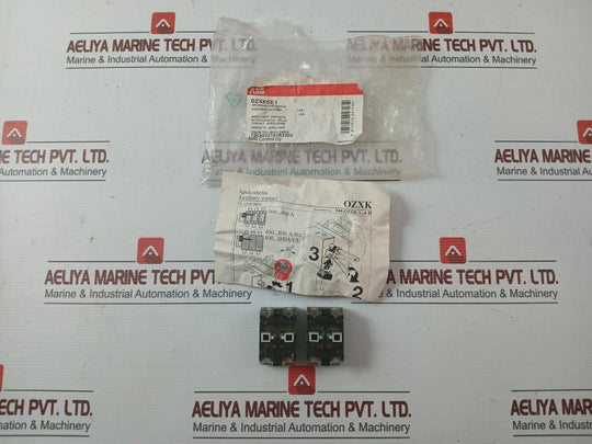 Lot Of 2X Auxiliary Contact Block Sk615001-l Abb Type-ozxk5E1 660V 10A