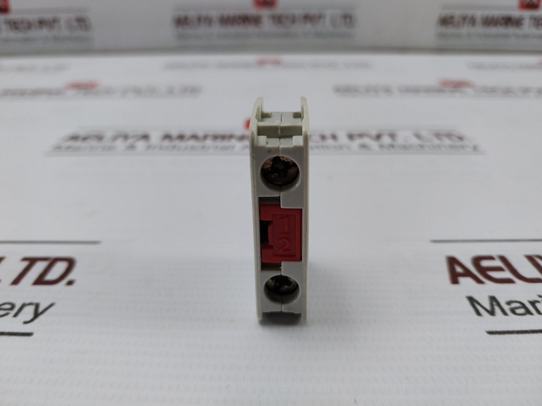 Lot of 2X Baco 23E01 Contact Block 660VAC-10A
