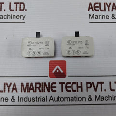 Lot of 2X Baco 23E01 Contact Block 660VAC-10A