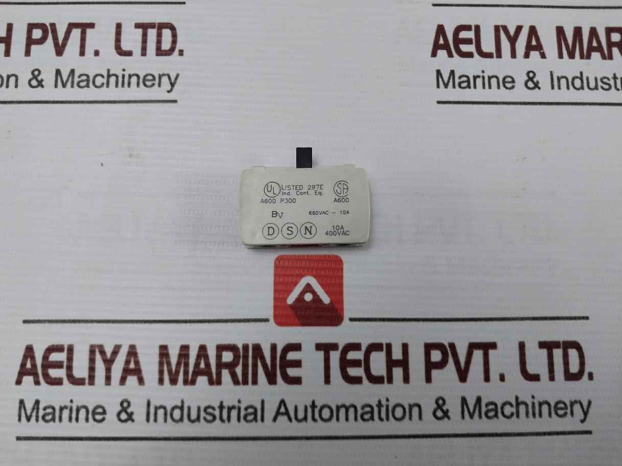 Lot Of 2X Baco 23E01 Contact Block 660Vac - 10A