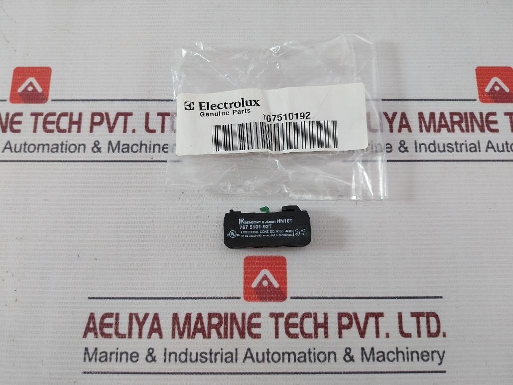 Lot Of 2X Benedikt & Jager 767 5101-92T Auxiliary Contact Block Hn10T 10A 690V