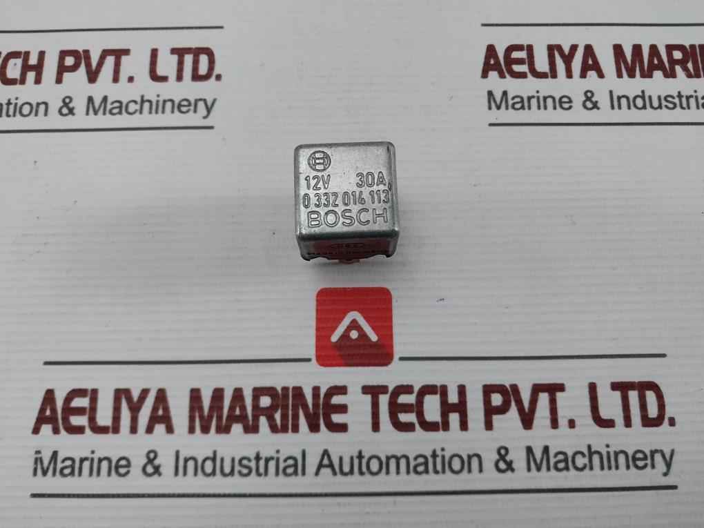 Lot Of 2X Bosch 0 332 014 113 Automotive Relay 12V 30A