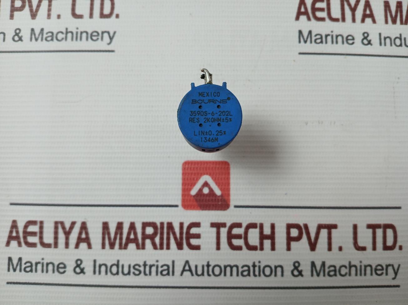 Lot Of 2X Bourns 3590S-6-202L Precision Potentiometer