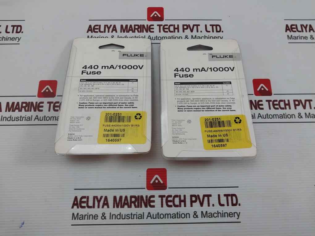 Lot Of 2X Bussmann Dmm-44/100-r Multimeter Fuse 1000Vac/Dc