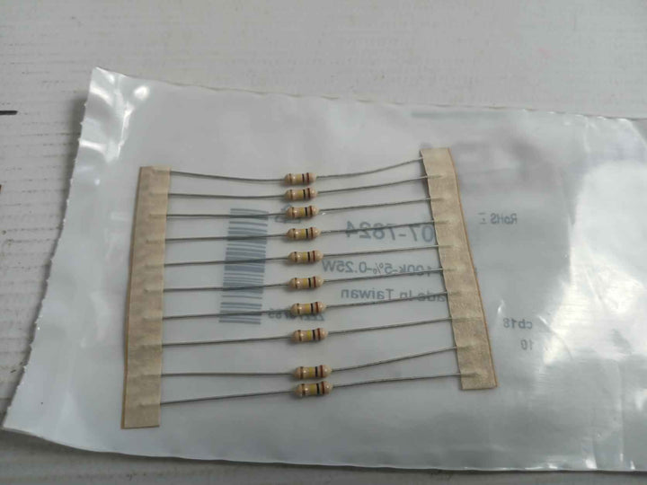 Lot Of 2X C-100K-5%-0.25W Brand Rs 707-7824 Carbon Film Resistor