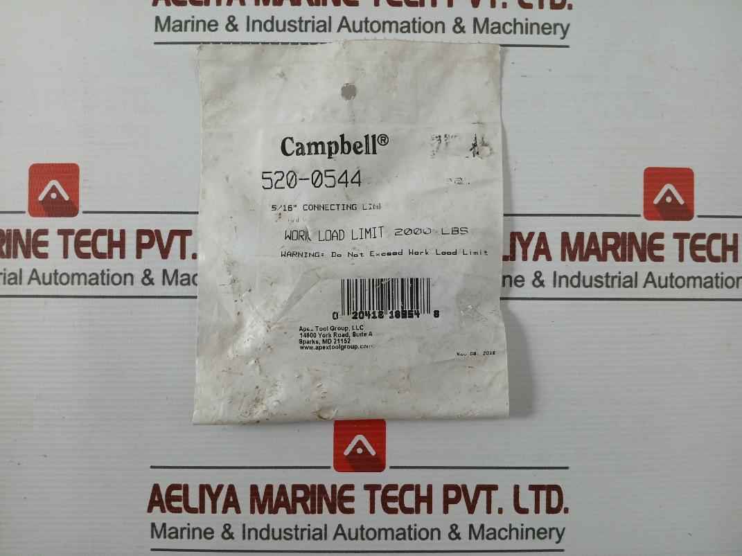Lot Of 2X Campbell 520-0544 5/16” Connecting Link Work Load Limit 2000 Lbs