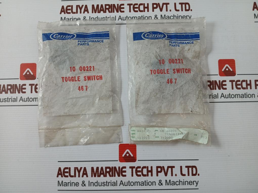 Lot Of 2X Carrier Transicold 8906K3223 Toggle Switch