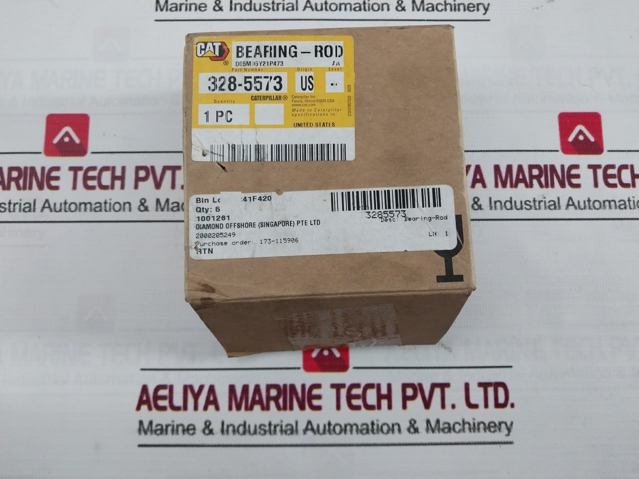 Lot Of 2X Cat 328-5573 Connecting Rod Bearing Pair