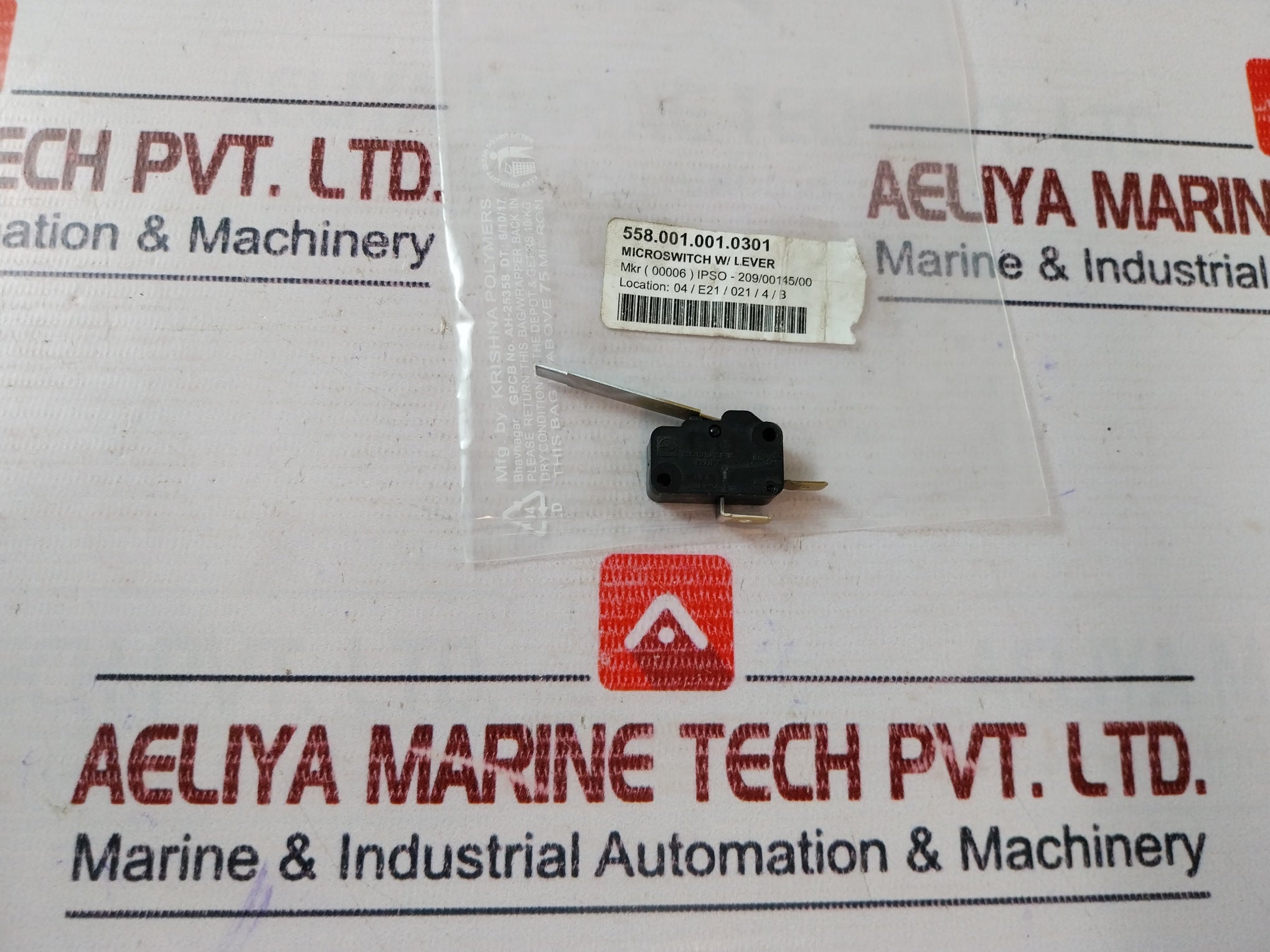 Lot Of 2X Crouzet Ipso 209/00145/00 Microswitch W/Lever