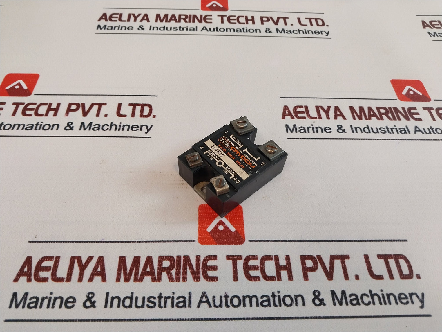 Lot Of 2X Crydom D4812 Solid State Relay 480 Vac