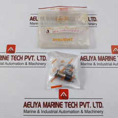 Lot of 2X DIALIGHT 124-0410-0135-403 Light Holder Kit