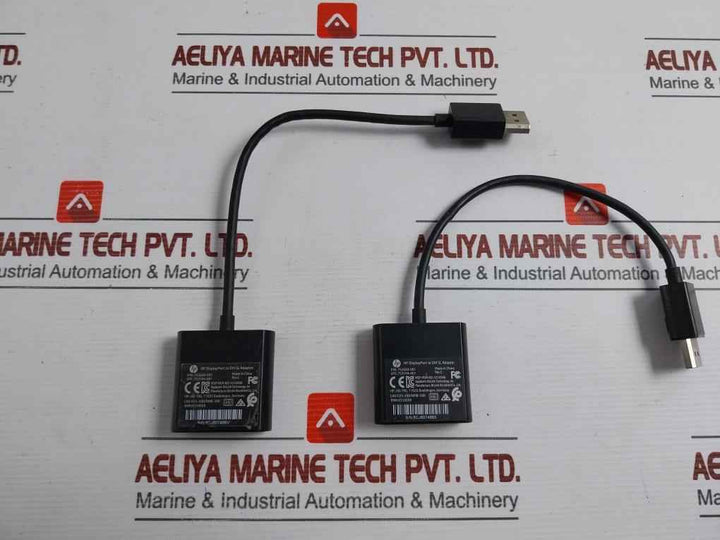 Lot Of 2X Display Port To Dvi Sl Adapter Hp 752660-001