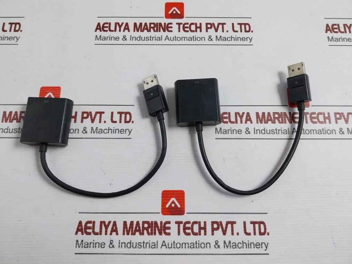 Lot Of 2X Display Port To Dvi Sl Adapter Hp 752660-001