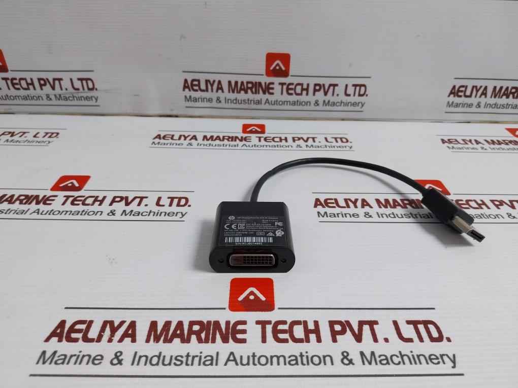 Lot Of 2X Display Port To Dvi Sl Adapter Hp 752660-001